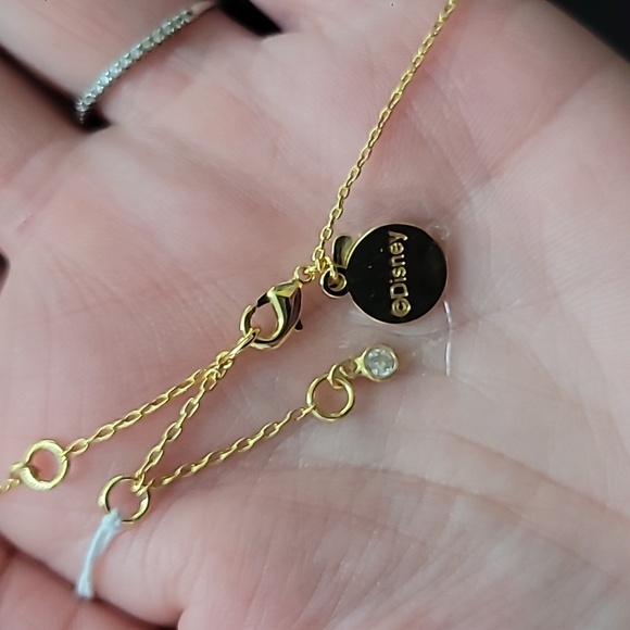 Kate Spade Disney Clear Minnie Mouse Pendant Necklace NWT - Picture 3 of 5